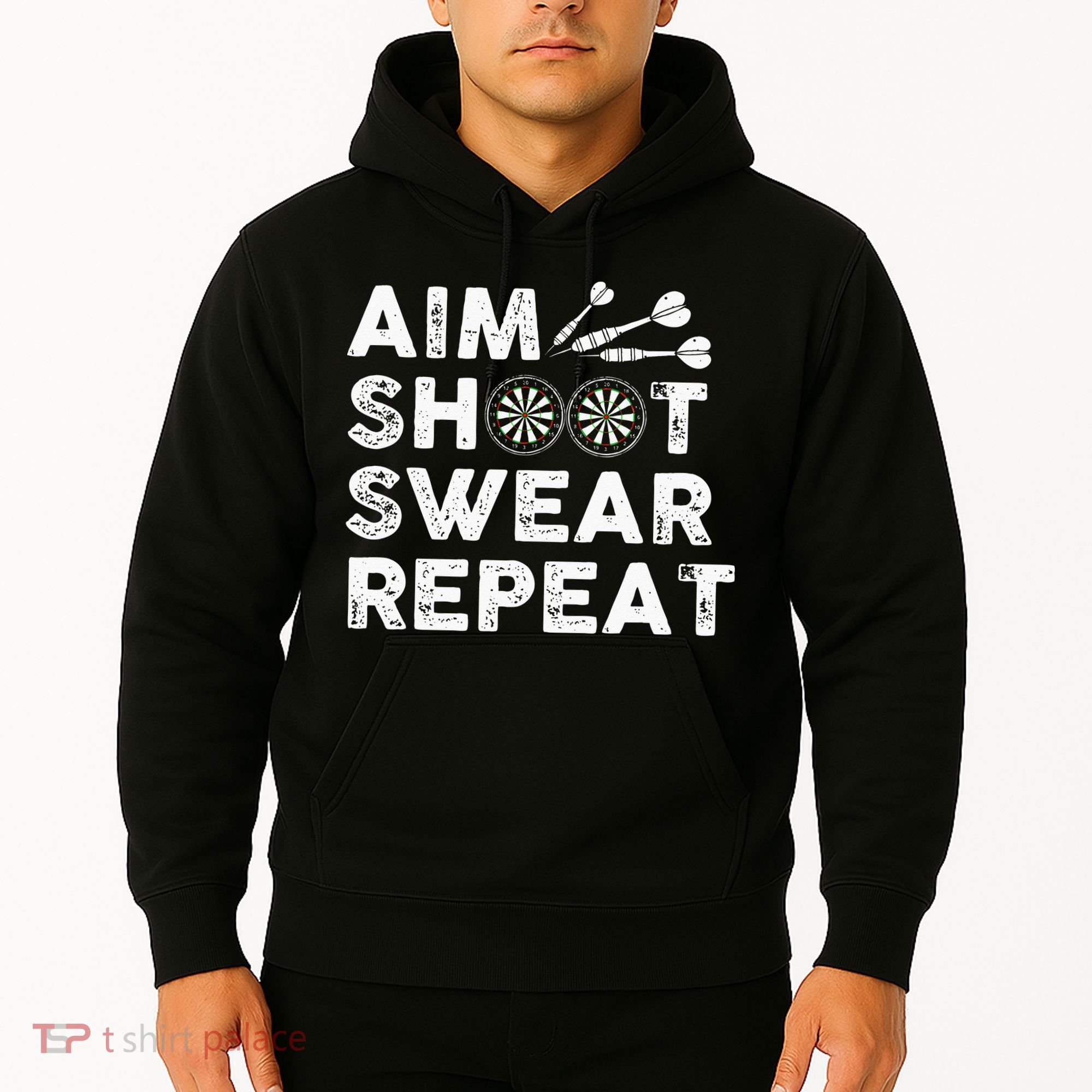 Cool Darts Art For Men Women Dart Player Throwing Sport Hoodie