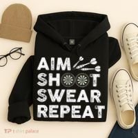 Cool Darts Art For Men Women Dart Player Throwing Sport Hoodie thumb 4