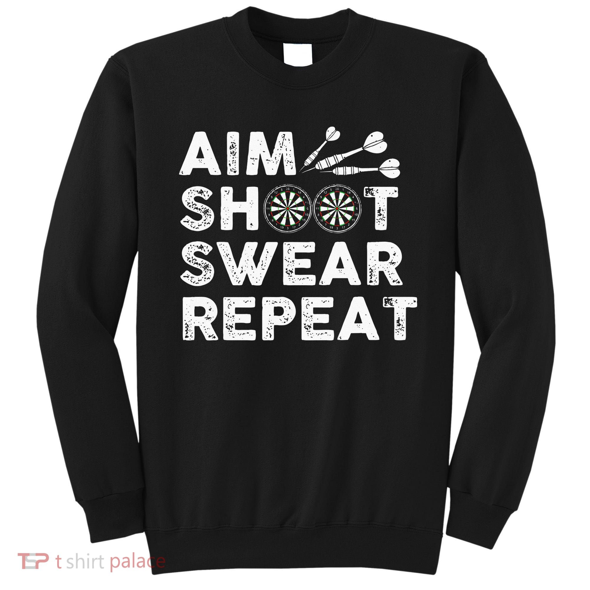 Cool Darts Art For Men Women Dart Player Throwing Sport Sweatshirt