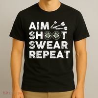 Cool Darts Art For Men Women Dart Player Throwing Sport T-Shirt thumb 3