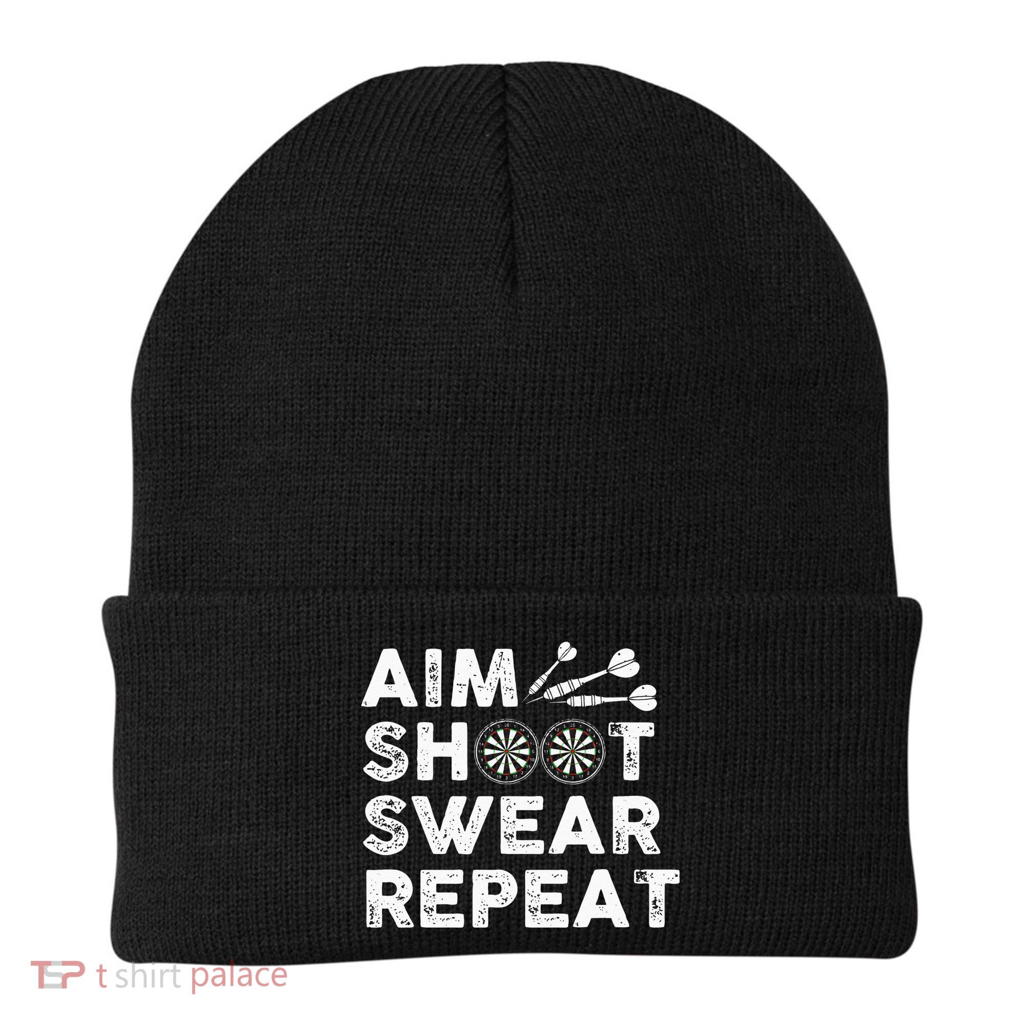 Cool Darts Art For Men Women Dart Player Throwing Sport Beanie