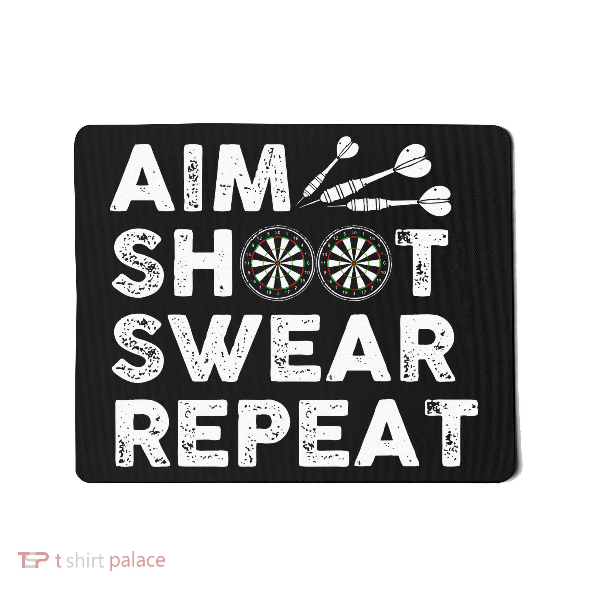 Cool Darts Art For Men Women Dart Player Throwing Sport Mousepad