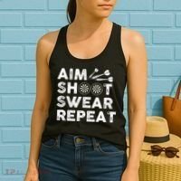 Cool Darts Art For Men Women Dart Player Throwing Sport Women's Tank Top thumb 2
