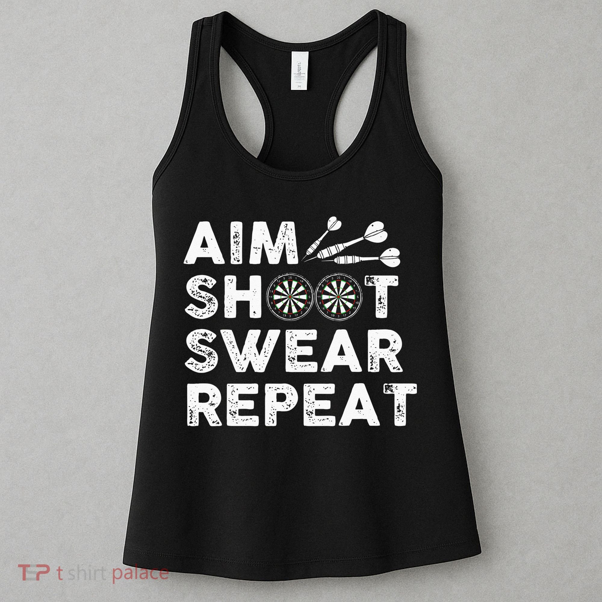 Cool Darts Art For Men Women Dart Player Throwing Sport Women's Tank Top
