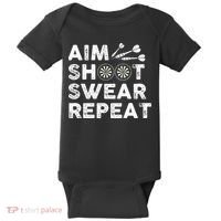 Cool Darts Art For Men Women Dart Player Throwing Sport Baby Bodysuit thumb 0