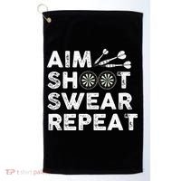 Cool Darts Art For Men Women Dart Player Throwing Sport Golf Towel thumb 0