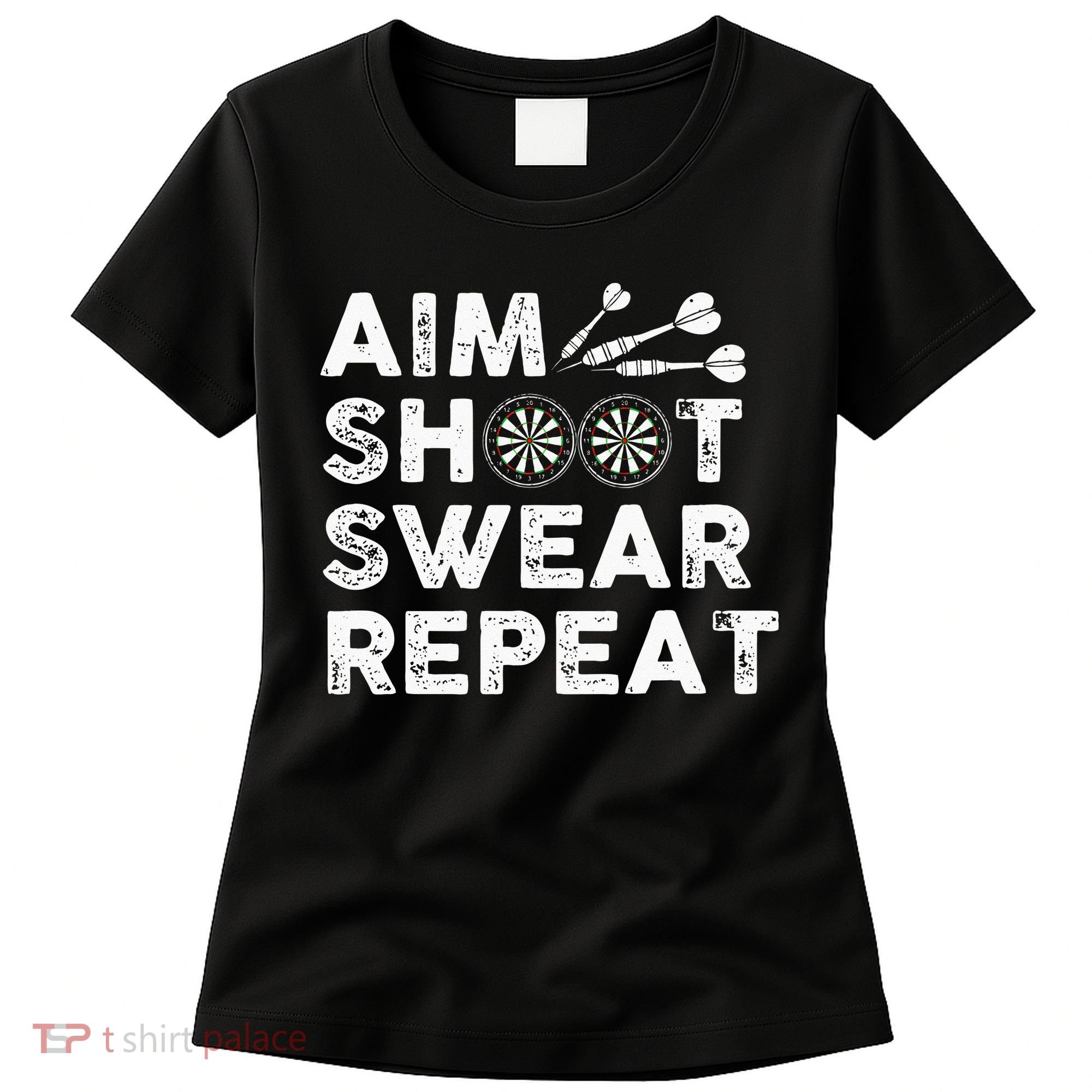 Cool Darts Art For Men Women Dart Player Throwing Sport Women's T-Shirt