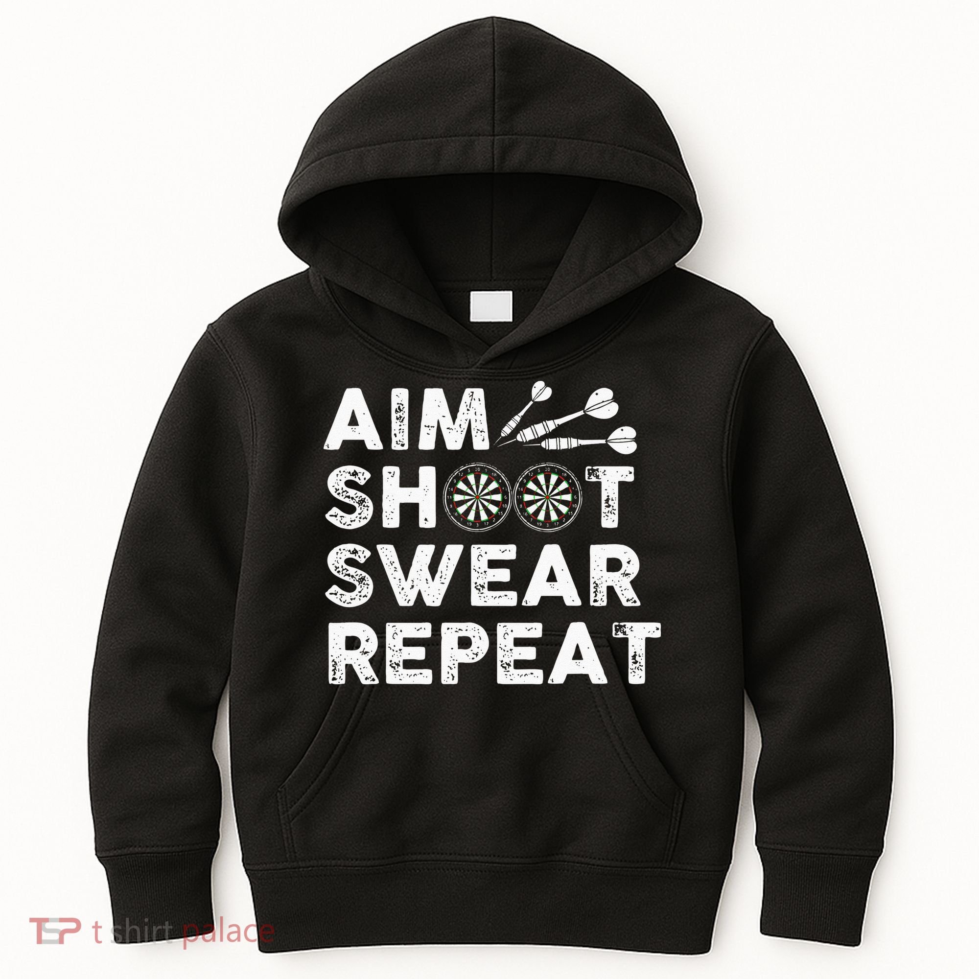 Cool Darts Art For Men Women Dart Player Throwing Sport Kids Hoodie