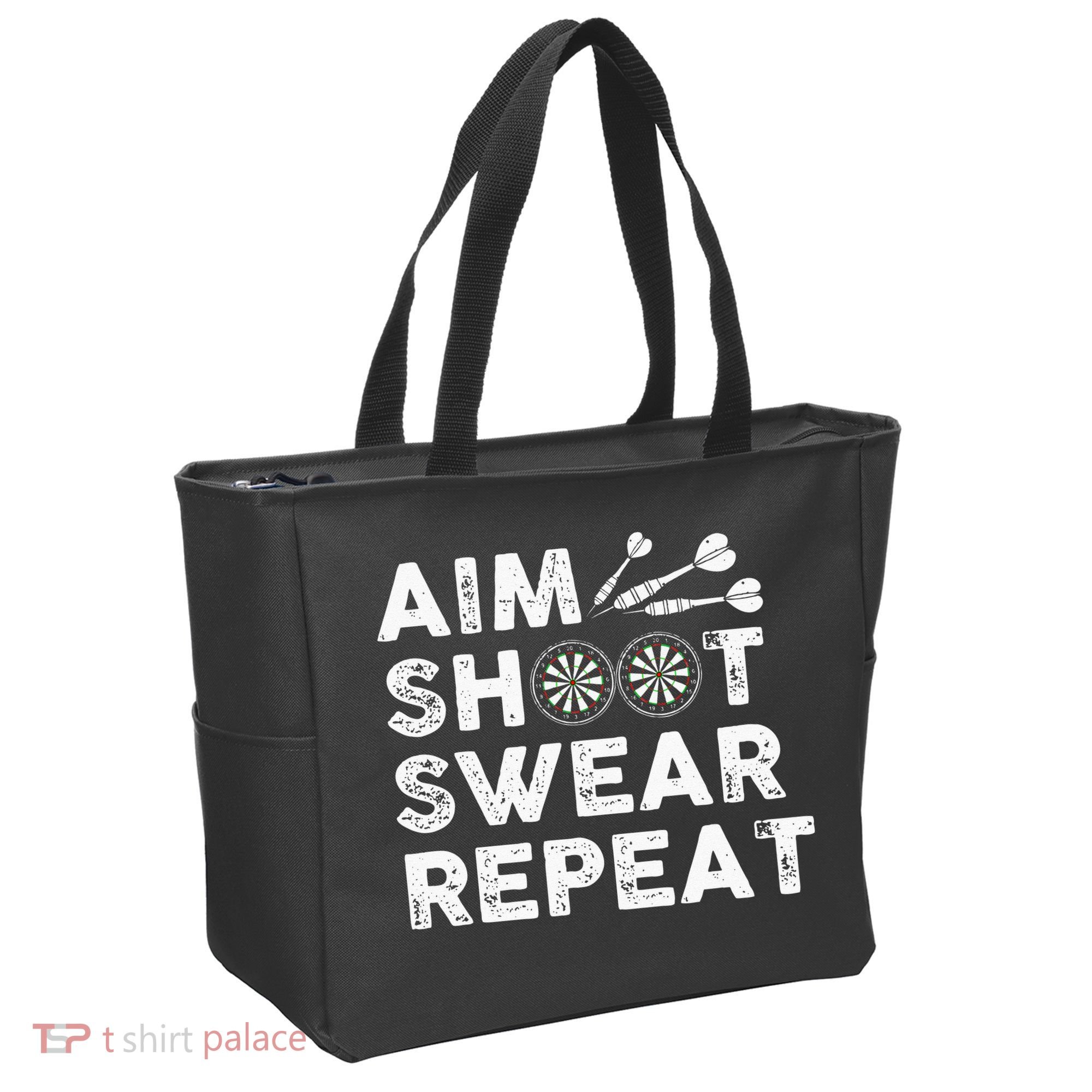 Cool Darts Art For Men Women Dart Player Throwing Sport Tote Bag