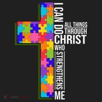 Can Do All Things Through Christ Autism Awareness Tumbler thumb 3