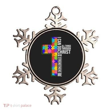 Can Do All Things Through Christ Autism Awareness Ornament