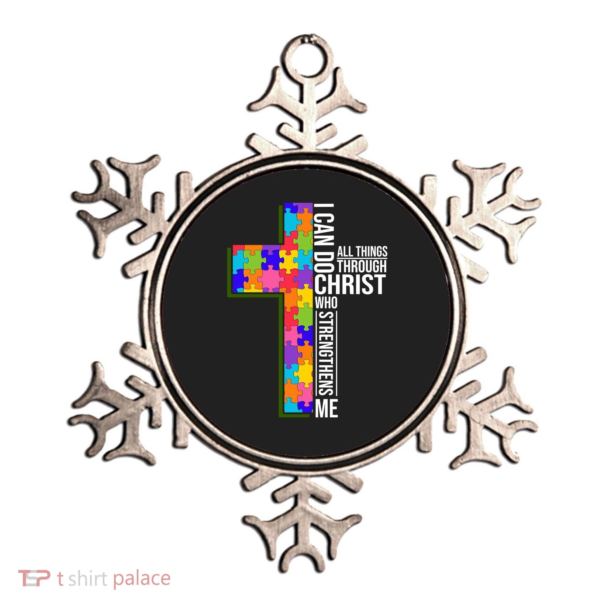 Can Do All Things Through Christ Autism Awareness Ornament