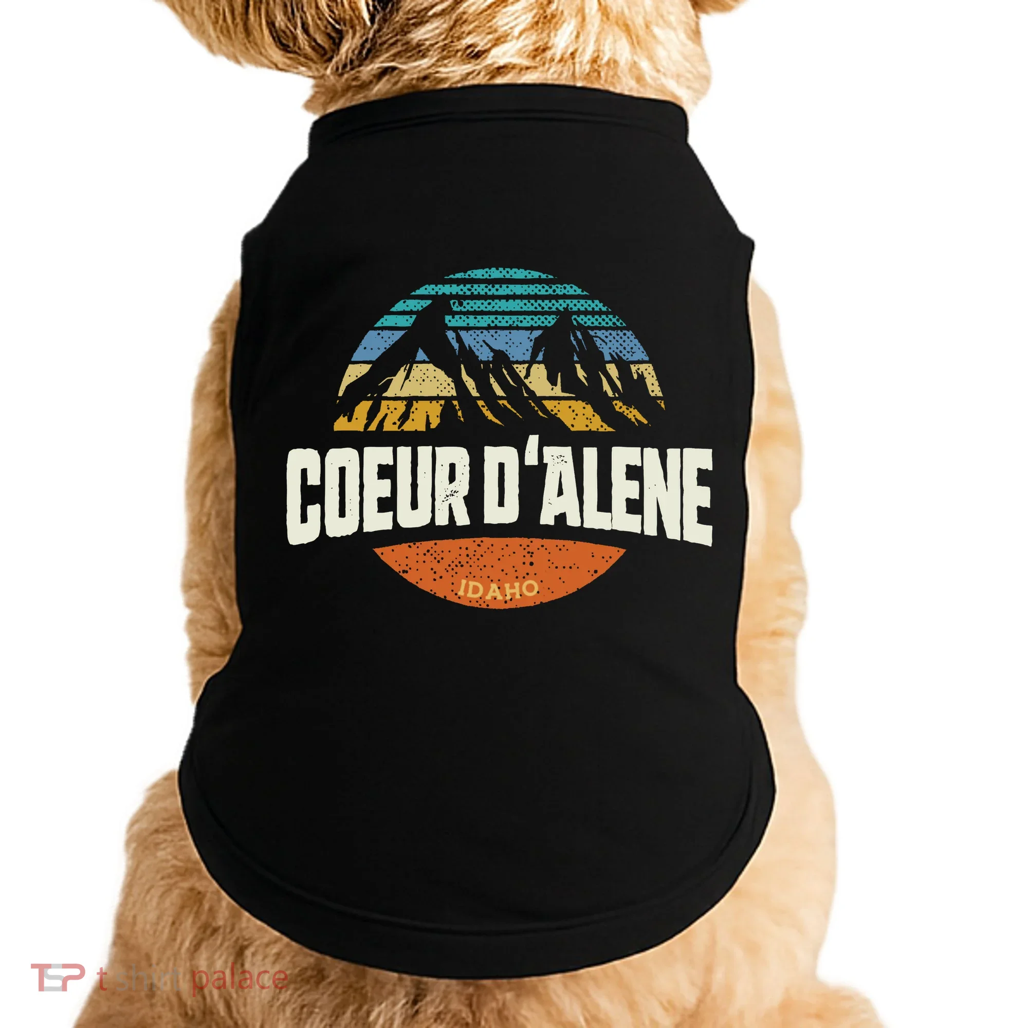 Coeur D Alene Gift Idaho Cool Doggie Tank