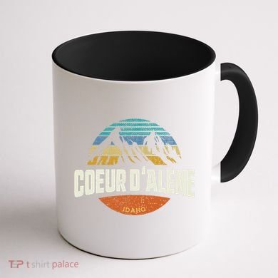 Coeur D Alene Gift Idaho Cool Coffee Mug back