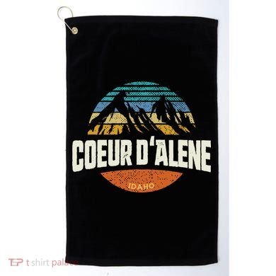 Coeur D Alene Gift Idaho Cool Golf Towel