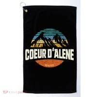 Coeur D Alene Gift Idaho Cool Golf Towel thumb 0