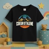 Coeur D Alene Gift Idaho Cool Toddler T-Shirt thumb 3