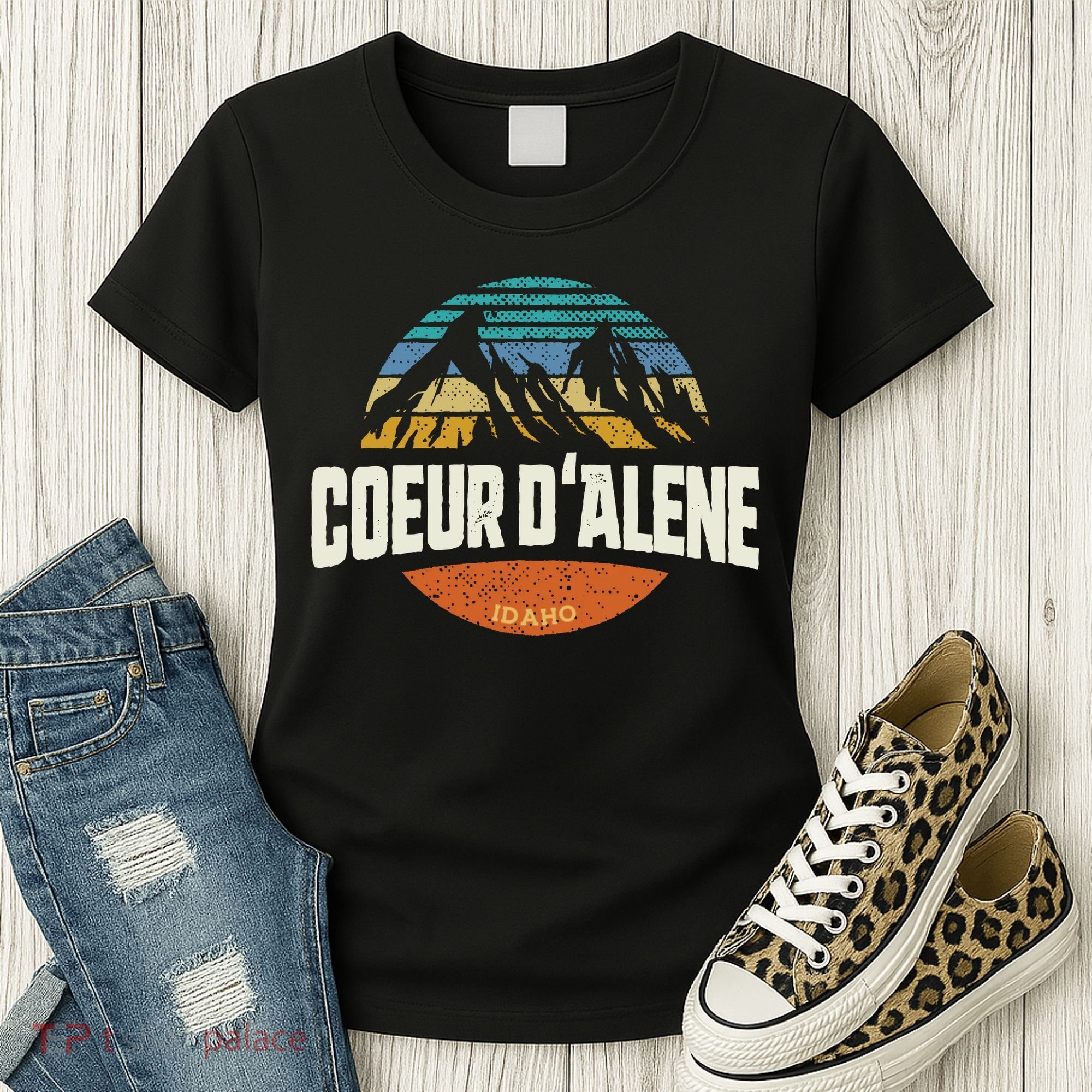 Coeur D Alene Gift Idaho Cool Women's T-Shirt