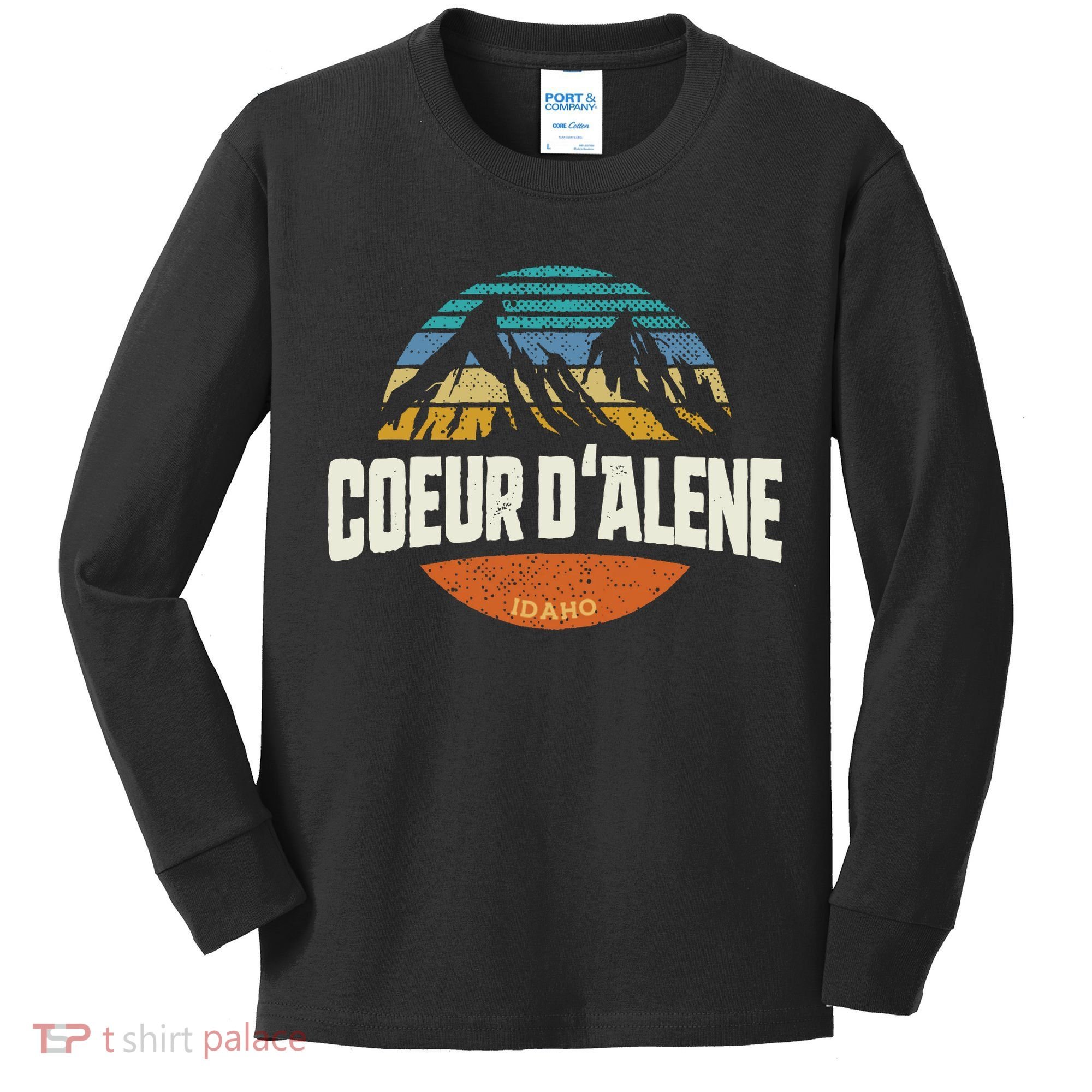 Coeur D Alene Gift Idaho Cool Kids Long Sleeve Shirt