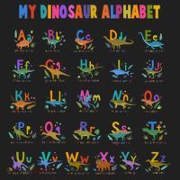 Cool Dinosaur Alphabet Back To School Women's Sweatshirt thumb 2