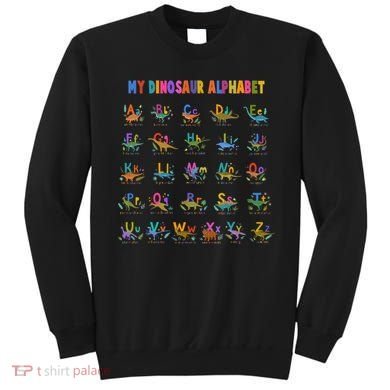 Cool Dinosaur Alphabet Back To School Sweatshirt