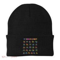 Cool Dinosaur Alphabet Back To School Beanie thumb 0