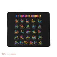 Cool Dinosaur Alphabet Back To School Mousepad thumb 0