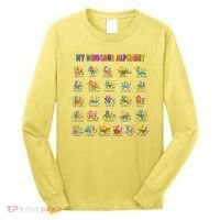 Cool Dinosaur Alphabet Back To School Long Sleeve Shirt thumb 0