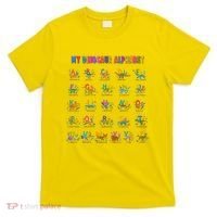 Cool Dinosaur Alphabet Back To School T-Shirt thumb 0