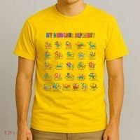 Cool Dinosaur Alphabet Back To School T-Shirt thumb 3