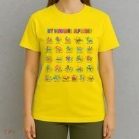Cool Dinosaur Alphabet Back To School T-Shirt thumb 4