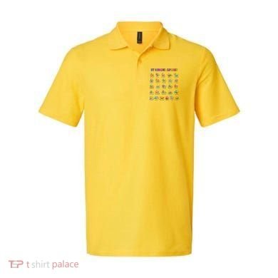 Cool Dinosaur Alphabet Back To School Polo