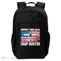Crop Duster American Flag Support Your Local Crop Duster Backpack thumb 0