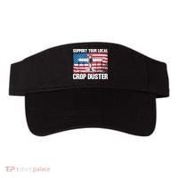 Crop Duster American Flag Support Your Local Crop Duster Visor thumb 0