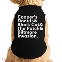 CooperS Donuts & Black Cat & The Patch Doggie Tank thumb 0