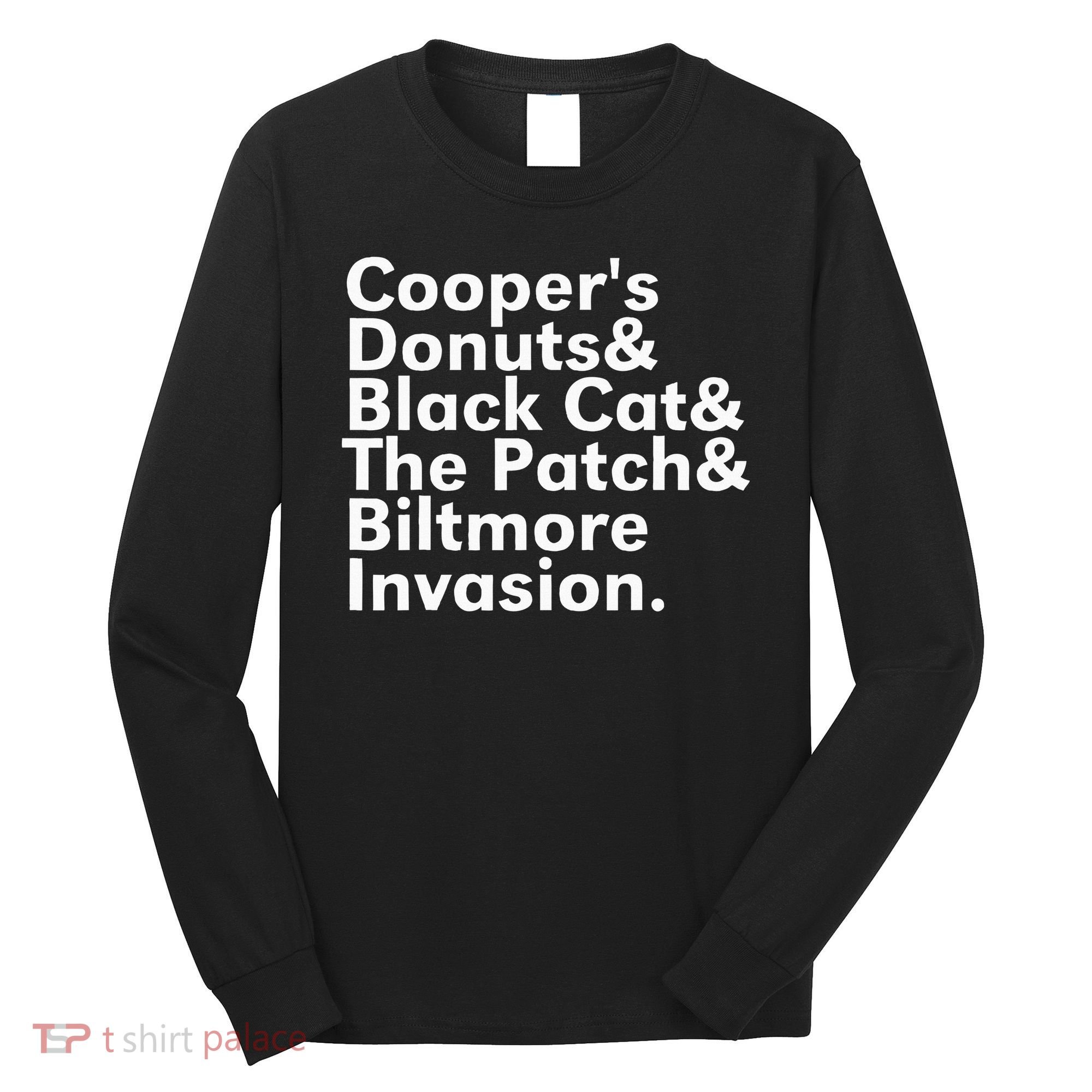CooperS Donuts & Black Cat & The Patch Long Sleeve Shirt