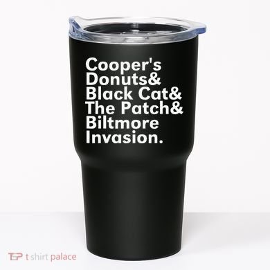 CooperS Donuts & Black Cat & The Patch Tumbler
