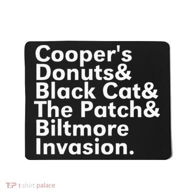 CooperS Donuts & Black Cat & The Patch Mousepad