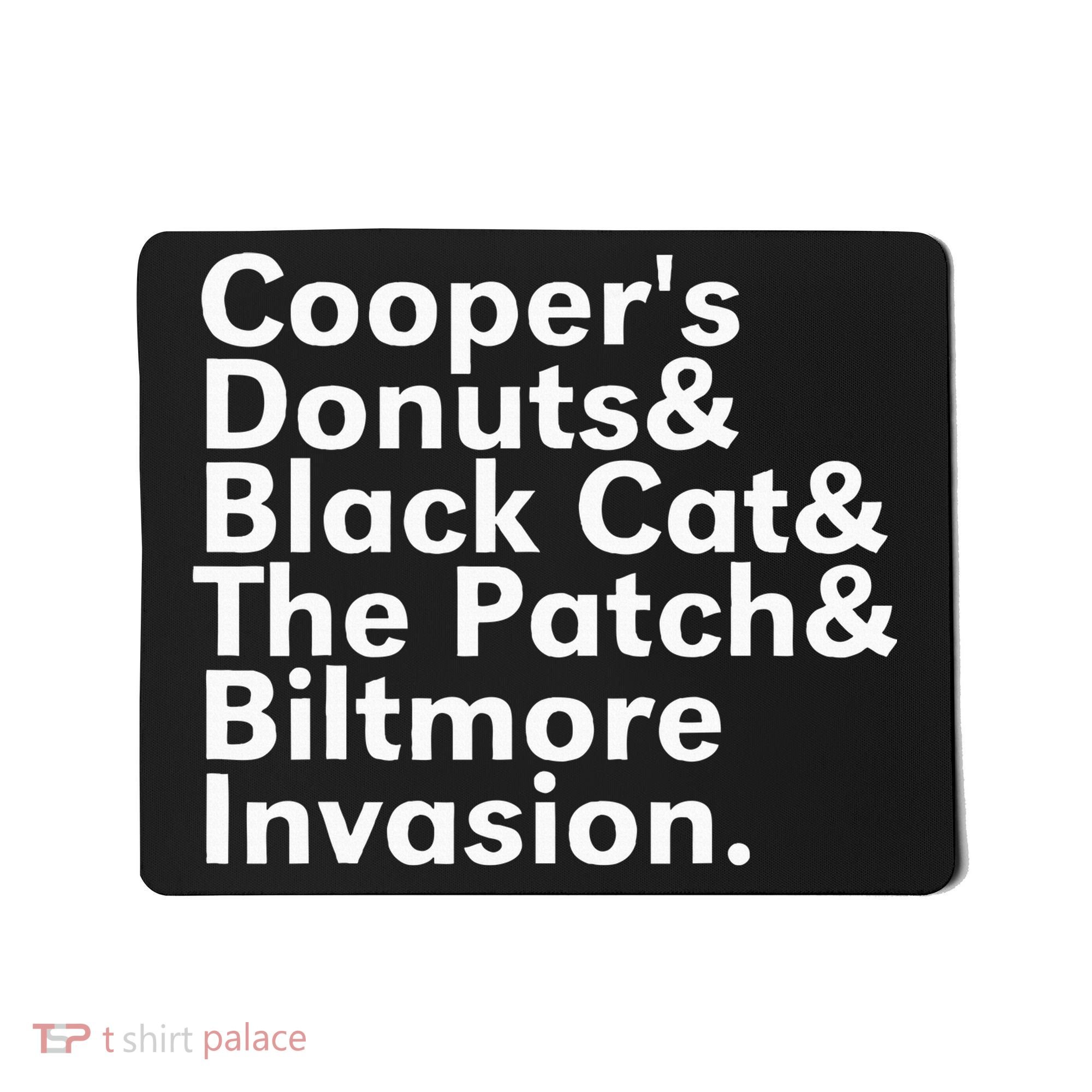 CooperS Donuts & Black Cat & The Patch Mousepad