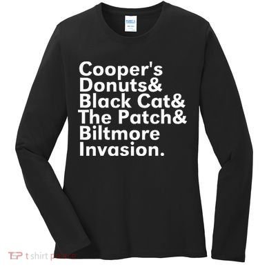 CooperS Donuts & Black Cat & The Patch Women's Long Sleeve Shirt