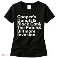 CooperS Donuts & Black Cat & The Patch Women's T-Shirt thumb 0