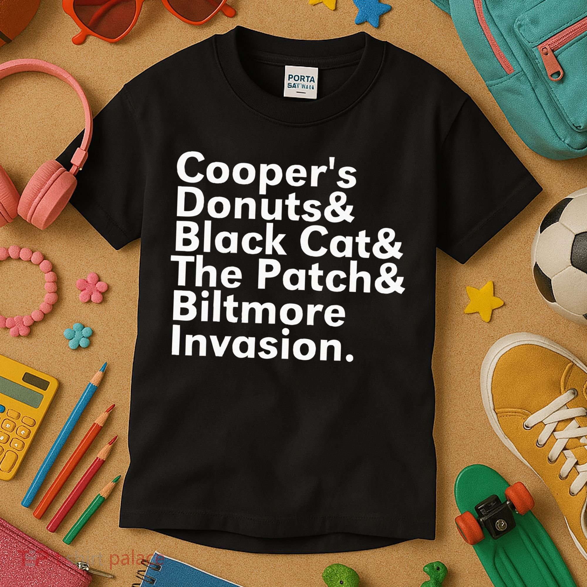 CooperS Donuts & Black Cat & The Patch Kids T-Shirt