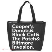CooperS Donuts & Black Cat & The Patch Tote Bag thumb 0