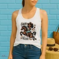 Cowgirl Deluxe, Black Cowgirl, Women, And Ns Women's Tank Top thumb 2