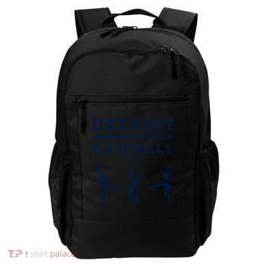 Classic Detroit Baseball Fan Retro Funny Gift Backpack