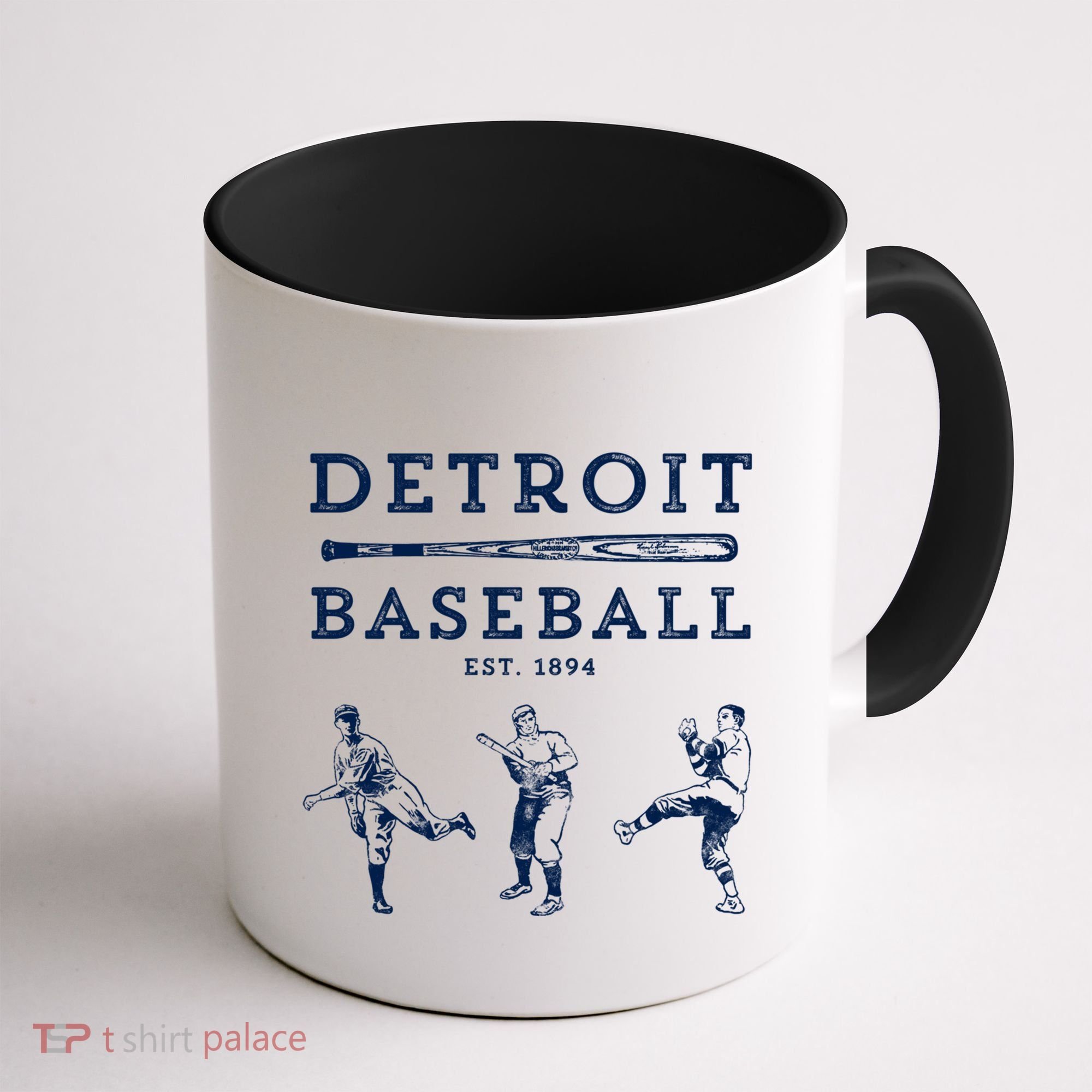 Classic Detroit Baseball Fan Retro Funny Gift Coffee Mug