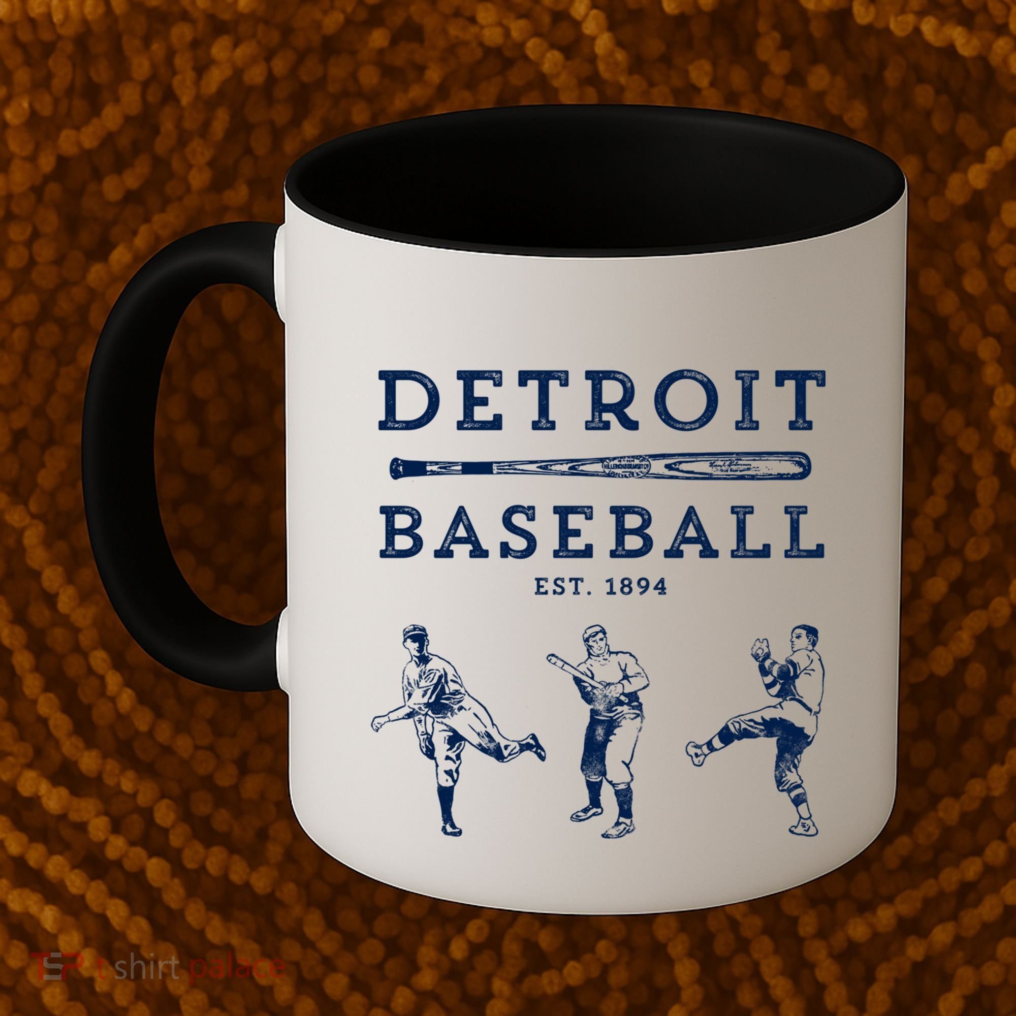 Classic Detroit Baseball Fan Retro Funny Gift Coffee Mug