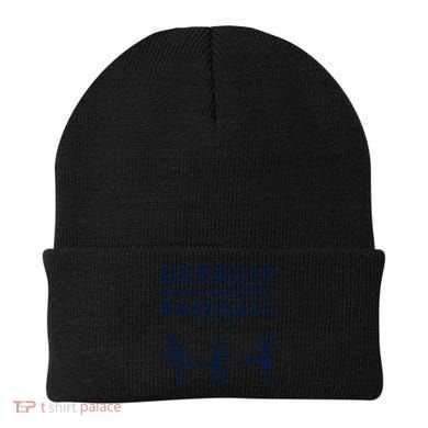 Classic Detroit Baseball Fan Retro Funny Gift Beanie
