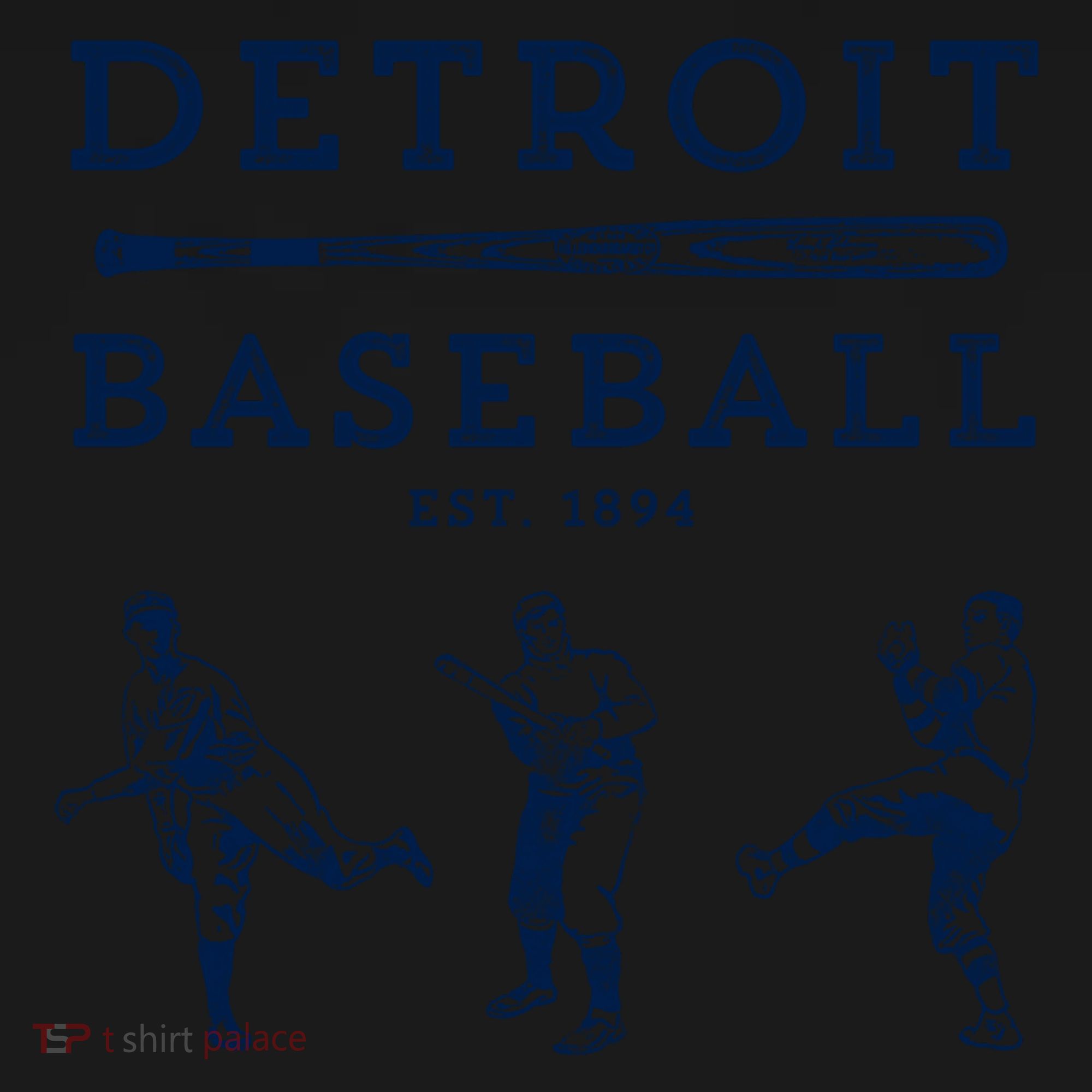 Classic Detroit Baseball Fan Retro Funny Gift Pajama Set