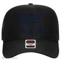 Classic Detroit Baseball Fan Retro Funny Gift Hat thumb 0